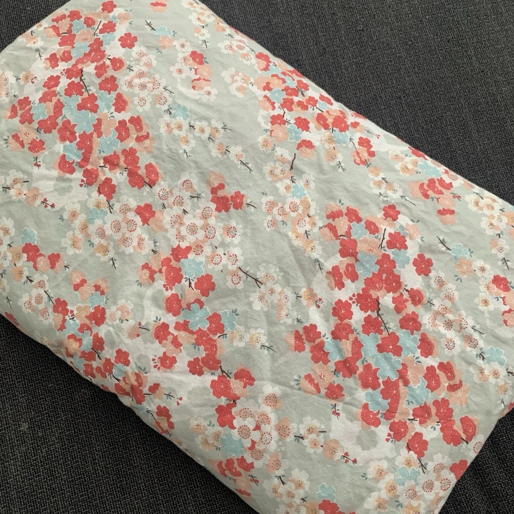 IKEA Klibbglim Cherry Blossom Floral Duvet Cover Full Queen
